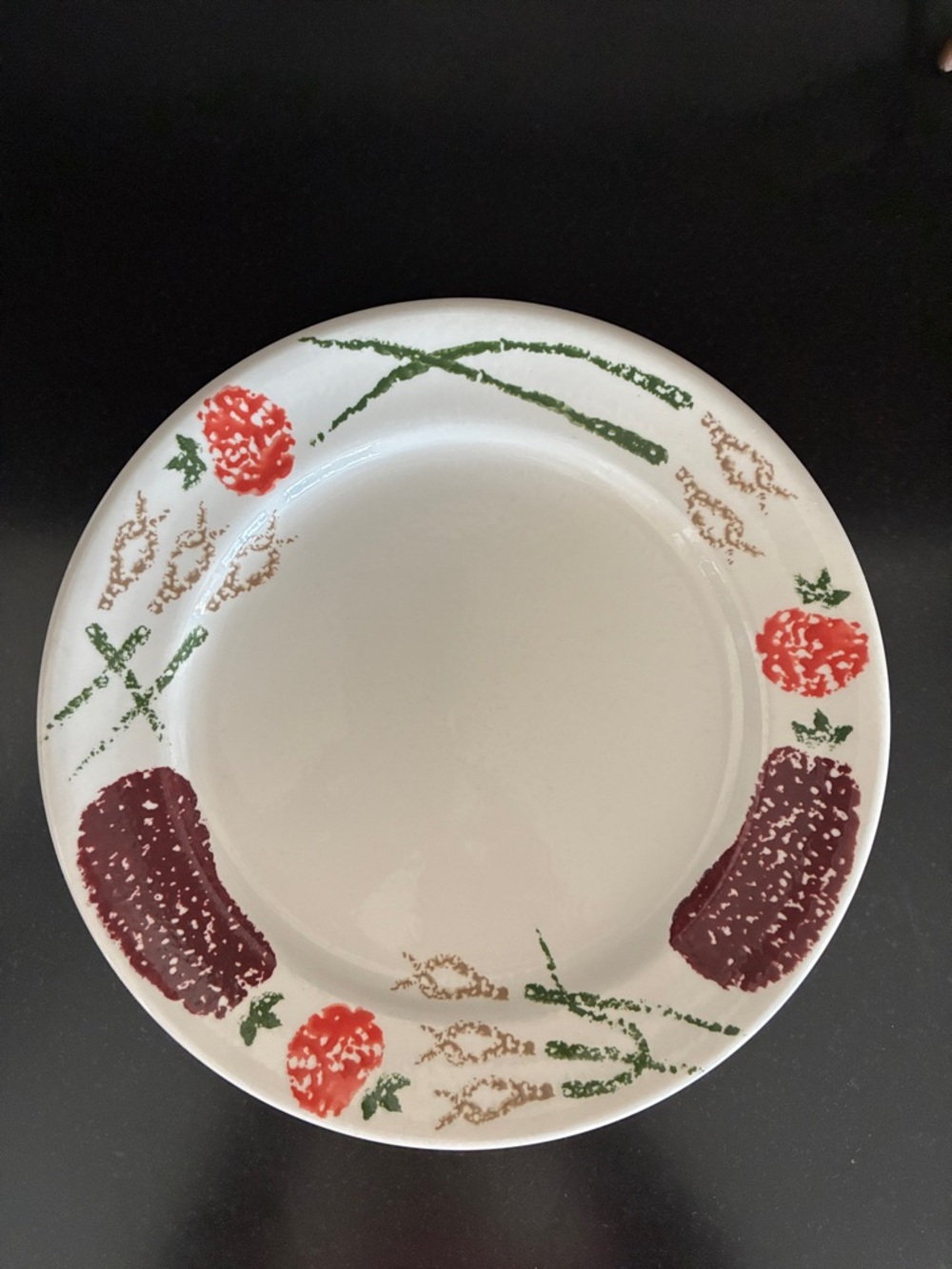 RARE Sterling China Eggplant, Onion and Tomato plate 10”